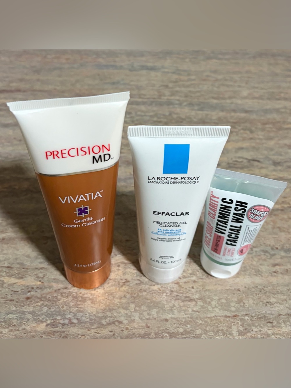 La Roche Posay Effaclar Medicated Cleanser, Precision MD Vivatia Cleanser, Etc